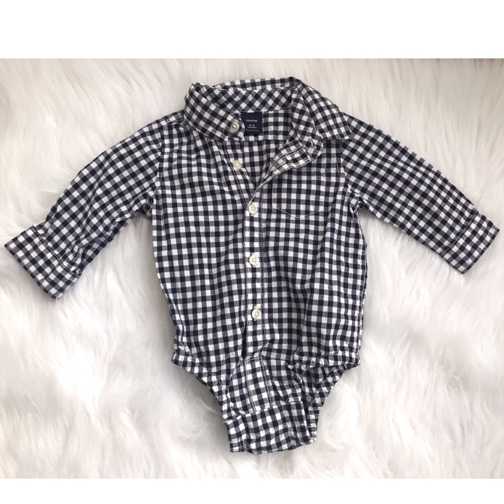 Gap Plaid Onesie